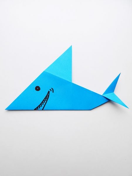 How To Make an Origami Shark – Easy Tutorial – DIY Blog